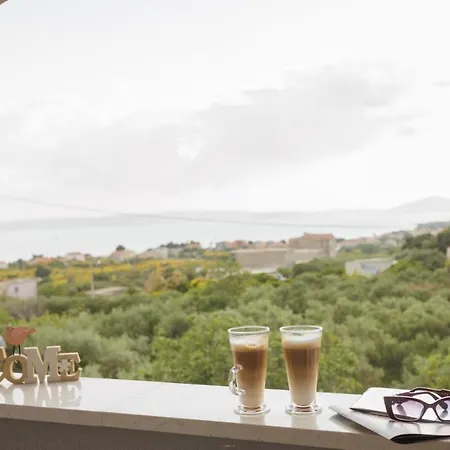 Two M With Beautiful View At The See